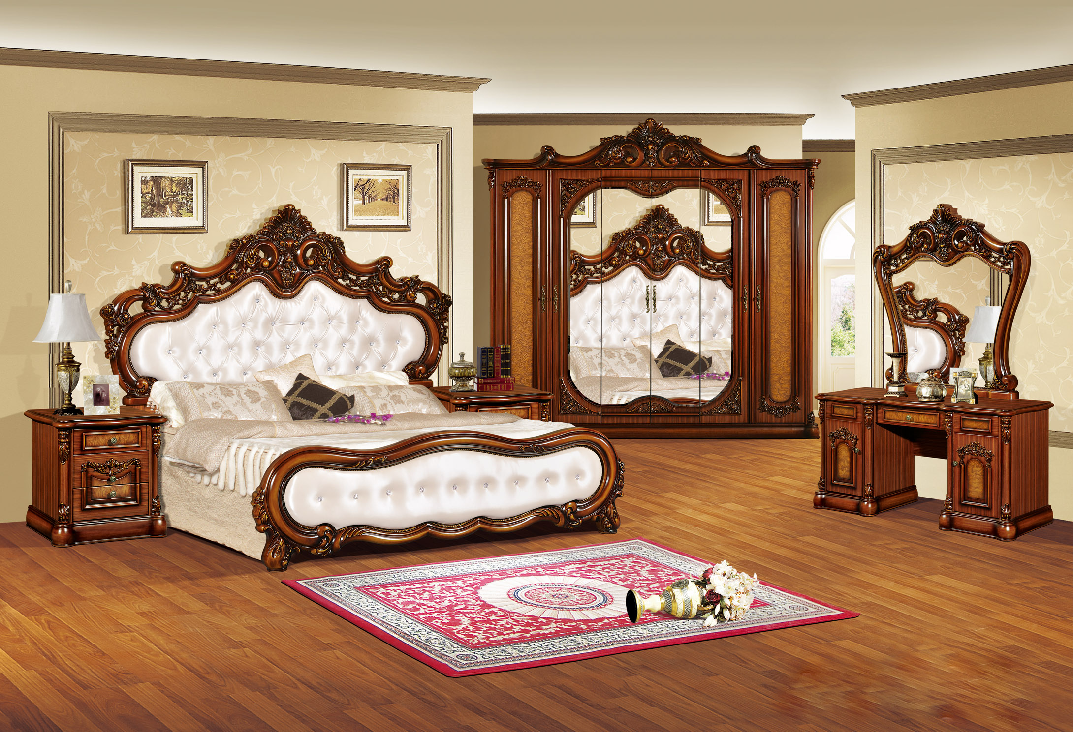 Imported Luxury Italian Bedroom Sets Wood Xpert